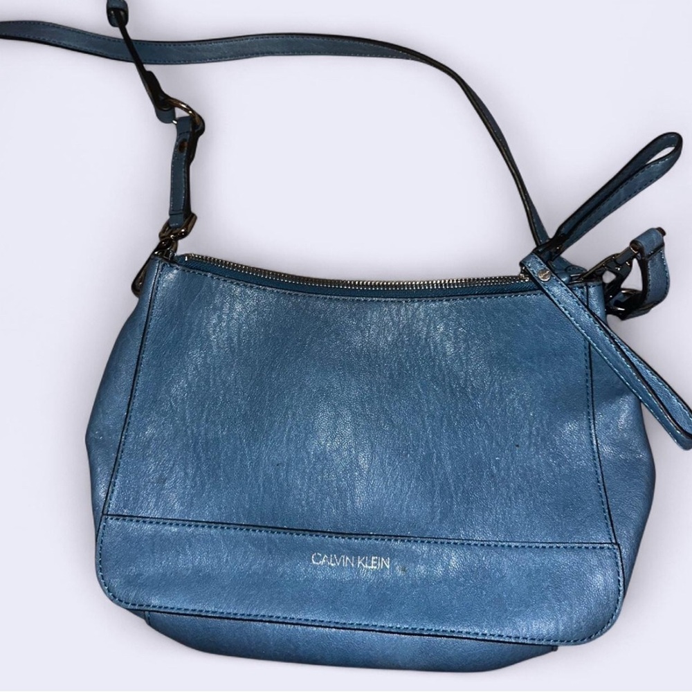 Calvin Klein Slate Blue Crossbody Bag